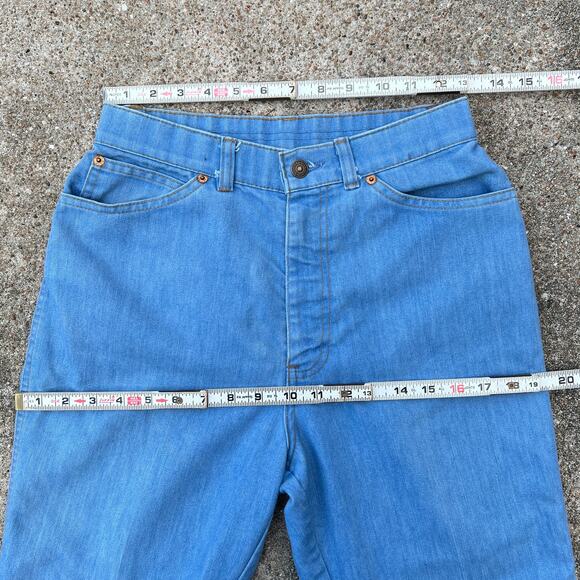 Vintage 80s USA Olympic Games Levi’s Jeans Size 26” Wide Straight Leg - Picture 4 of 8